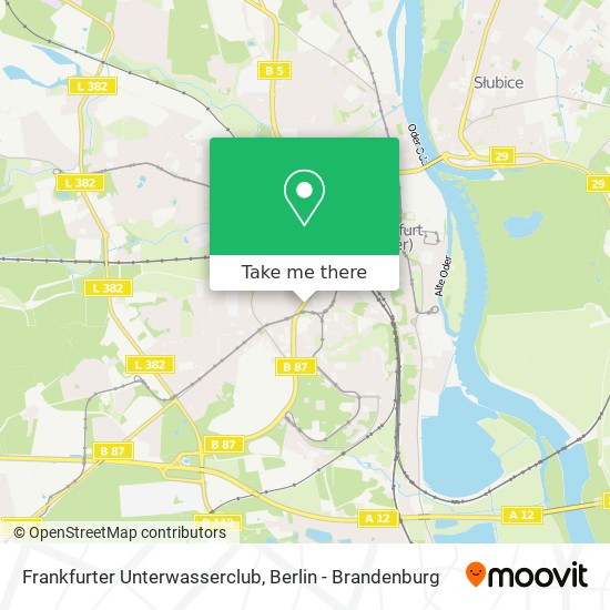 Карта Frankfurter Unterwasserclub