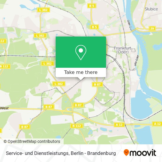 Service- und Dienstleistungs map