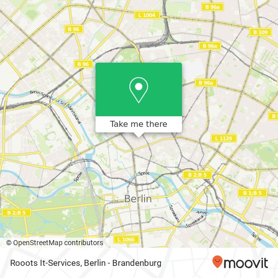 Карта Rooots It-Services, Tieckstraße 11