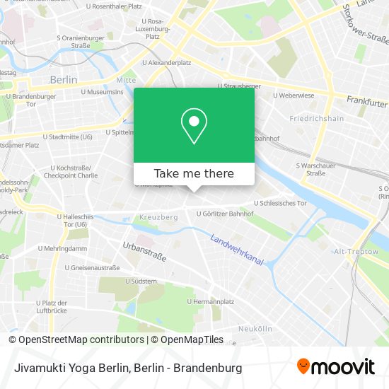 Карта Jivamukti Yoga Berlin