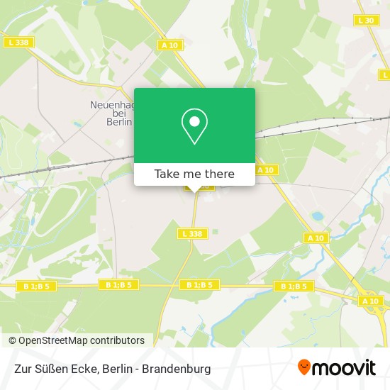 Zur Süßen Ecke map