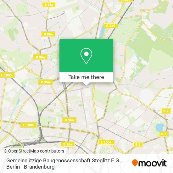 Карта Gemeinnützige Baugenossenschaft Steglitz E.G.
