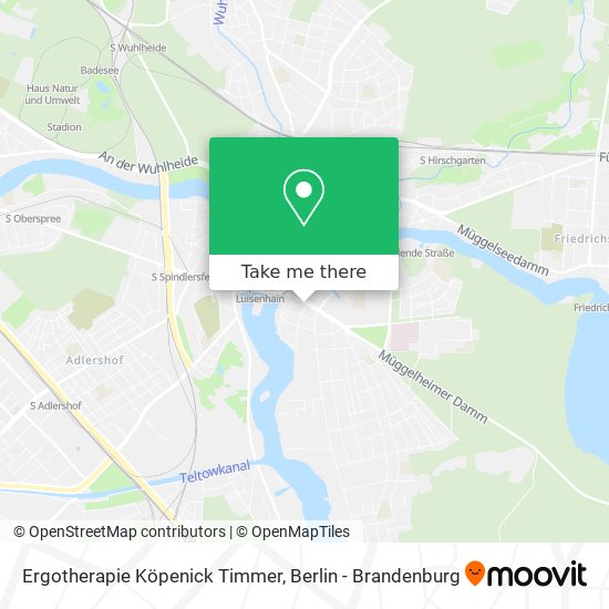 Ergotherapie Köpenick Timmer map