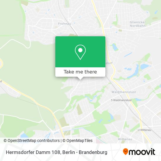 Hermsdorfer Damm 108 map