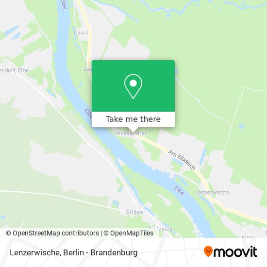Lenzerwische map