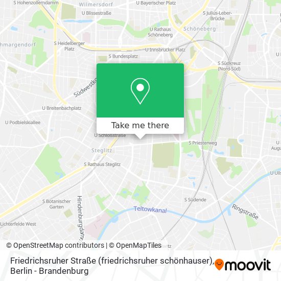 Friedrichsruher Straße (friedrichsruher schönhauser) map