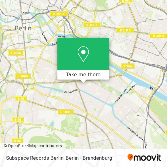 Subspace Records Berlin map