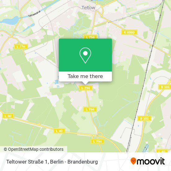 Teltower Straße 1 map