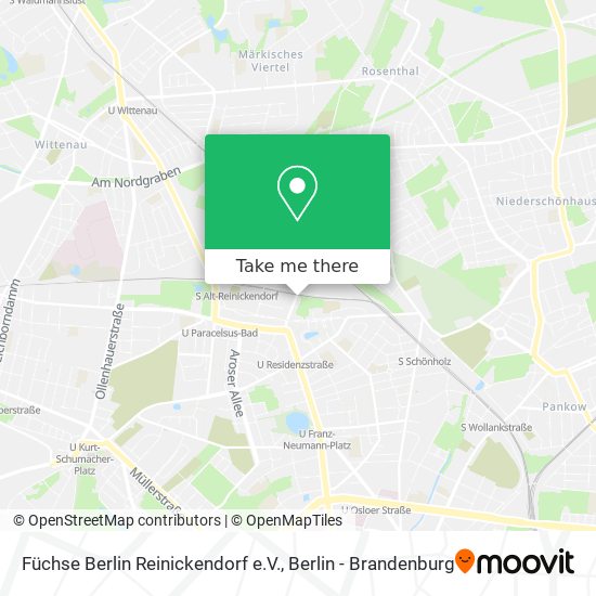 Карта Füchse Berlin Reinickendorf e.V.