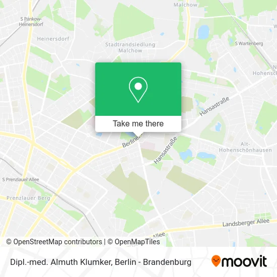 Карта Dipl.-med. Almuth Klumker