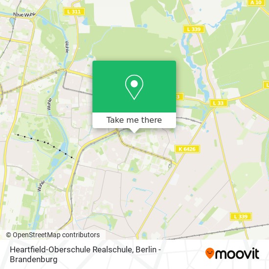 Heartfield-Oberschule Realschule map