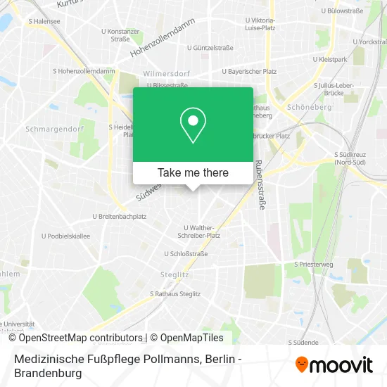 Карта Medizinische Fußpflege Pollmanns