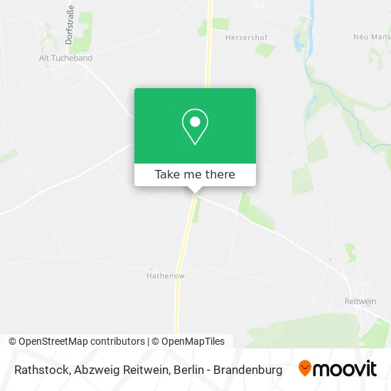 Карта Rathstock, Abzweig Reitwein