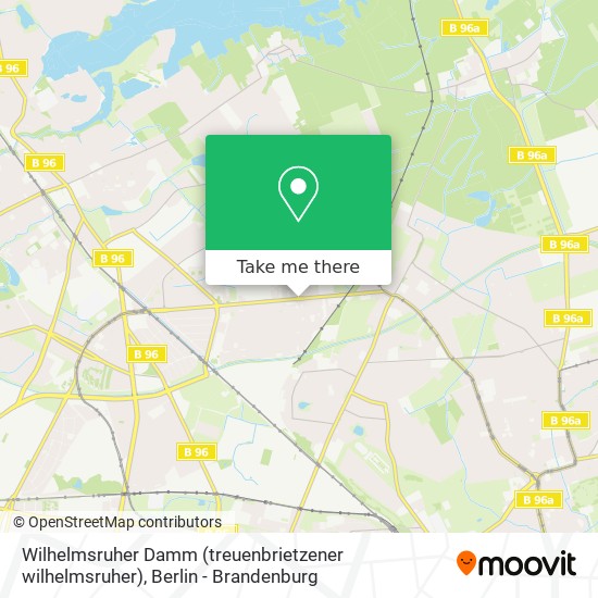 Wilhelmsruher Damm (treuenbrietzener wilhelmsruher) map
