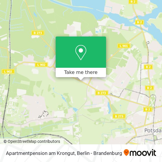 Apartmentpension am Krongut map