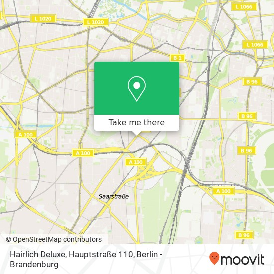 Карта Hairlich Deluxe, Hauptstraße 110