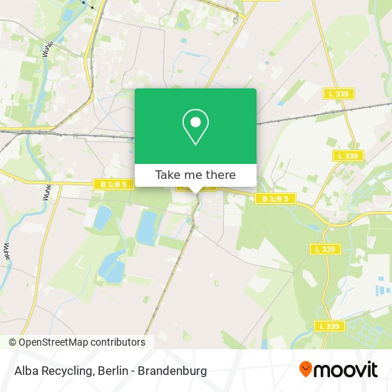 Alba Recycling map