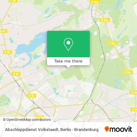 Abschleppdienst Volkstaedt map