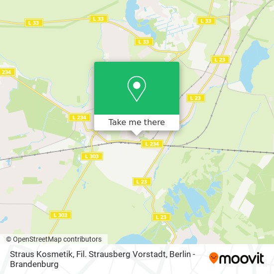 Straus Kosmetik, Fil. Strausberg Vorstadt map