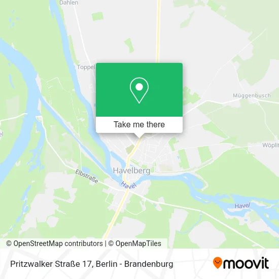 Карта Pritzwalker Straße 17