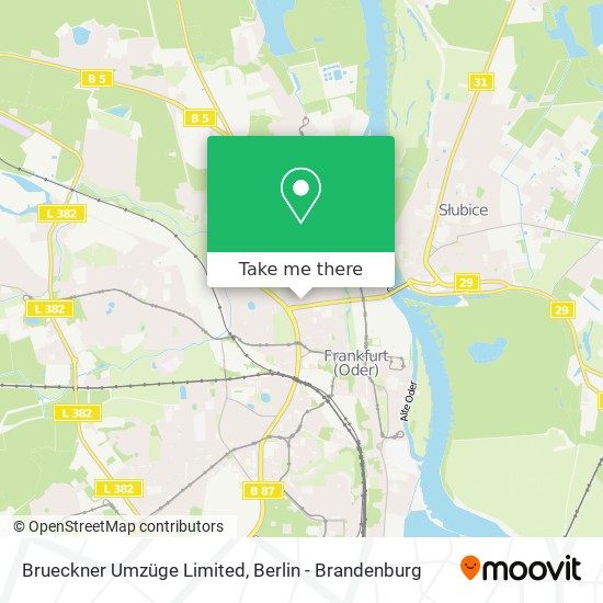 Карта Brueckner Umzüge Limited