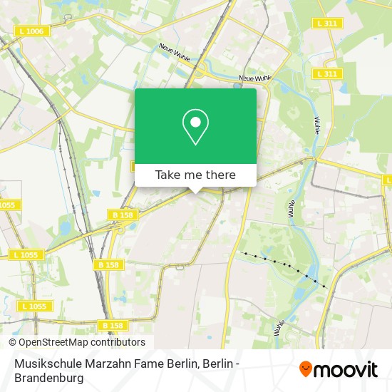 Musikschule Marzahn Fame Berlin map