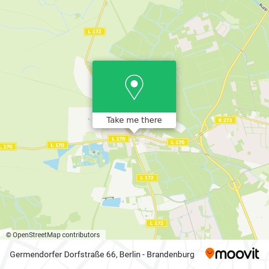 Карта Germendorfer Dorfstraße 66