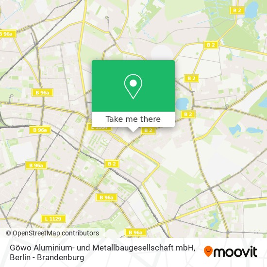 Göwo Aluminium- und Metallbaugesellschaft mbH map