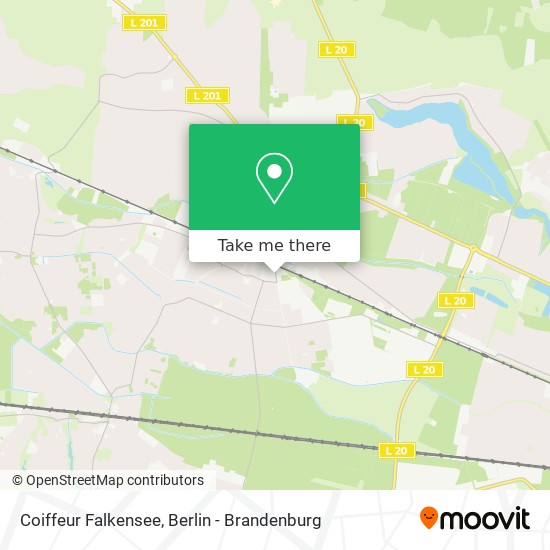 Coiffeur Falkensee map