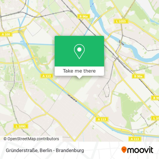 Gründerstraße map