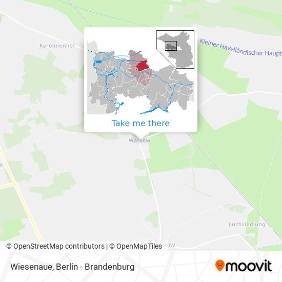 Wiesenaue map