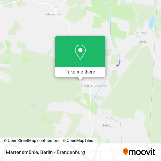Карта Märtensmühle