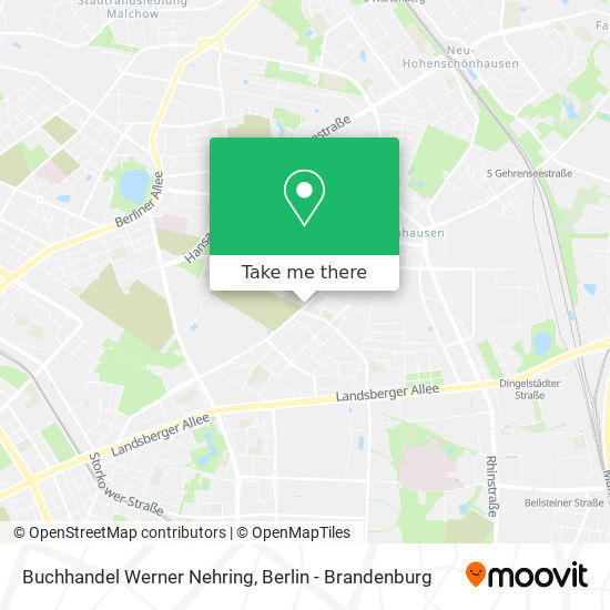 Карта Buchhandel Werner Nehring