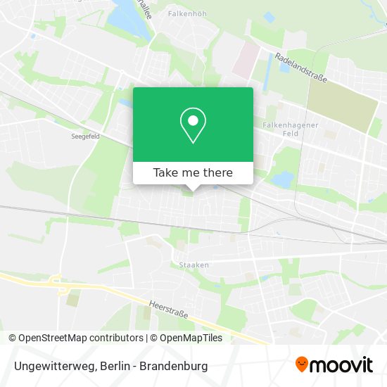 Карта Ungewitterweg