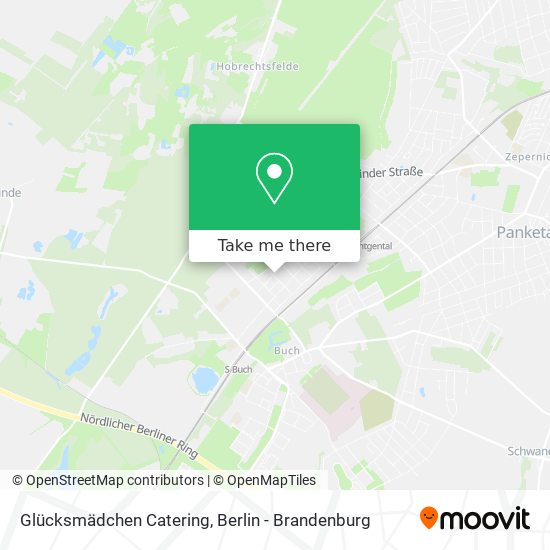 Glücksmädchen Catering map