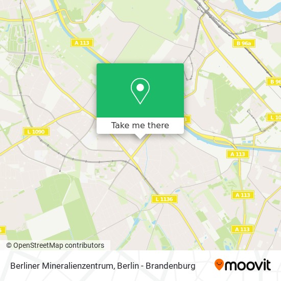 Berliner Mineralienzentrum map