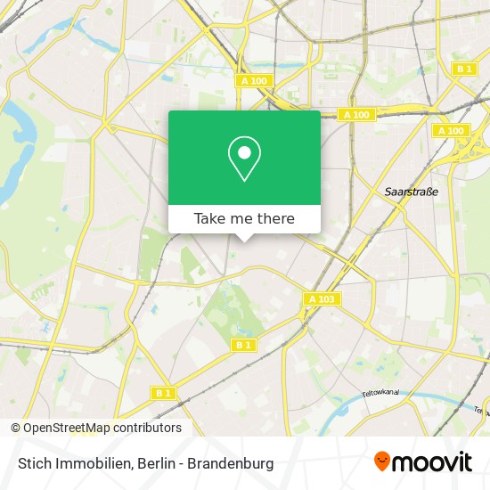 Stich Immobilien map