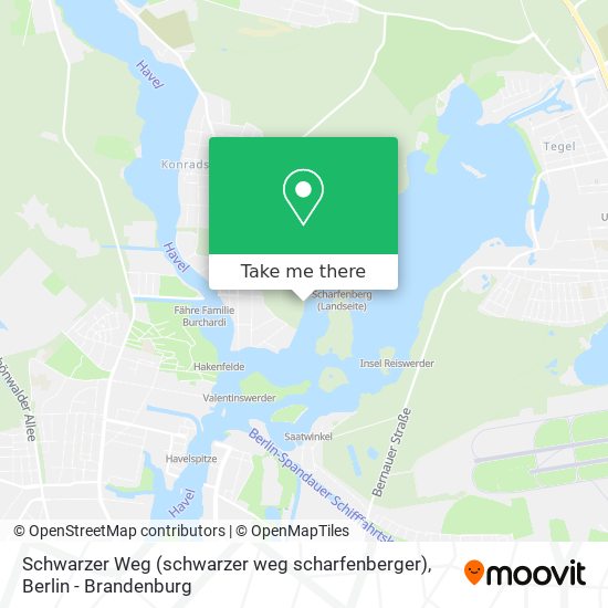 Карта Schwarzer Weg (schwarzer weg scharfenberger)