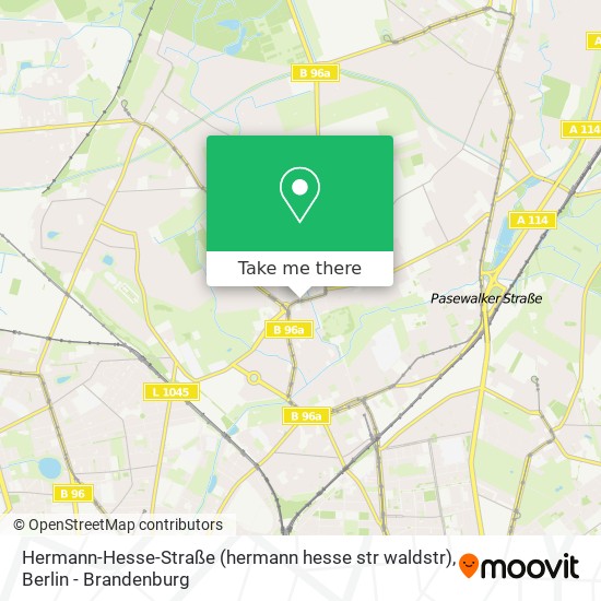 Hermann-Hesse-Straße (hermann hesse str waldstr) map