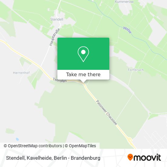 Stendell, Kavelheide map