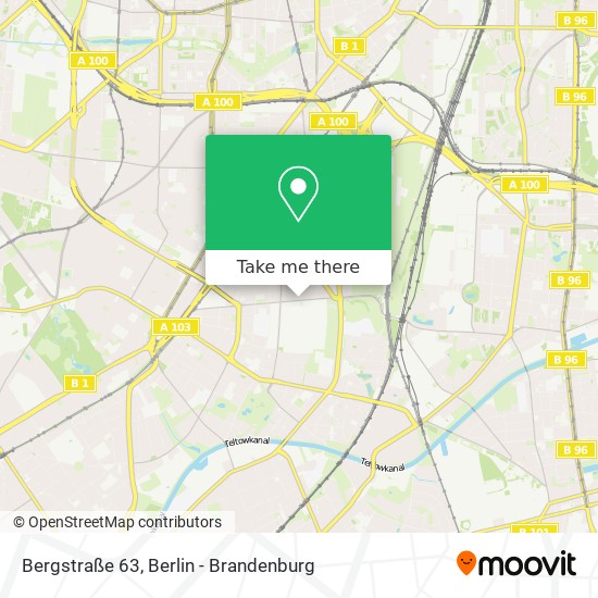 Bergstraße 63 map