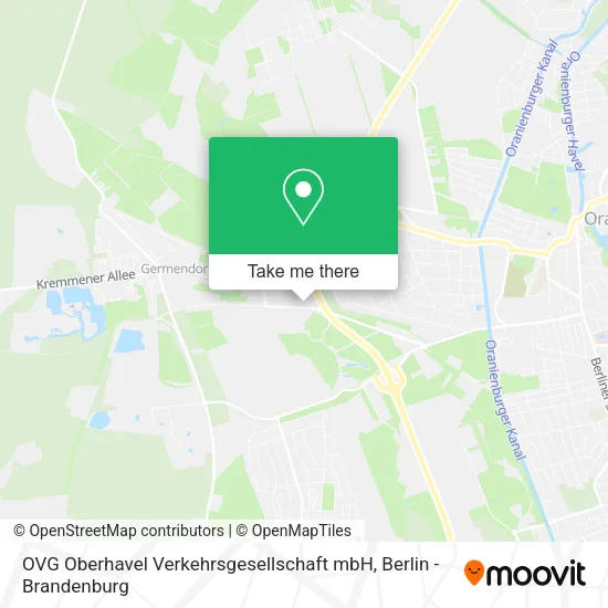 Карта OVG Oberhavel Verkehrsgesellschaft mbH