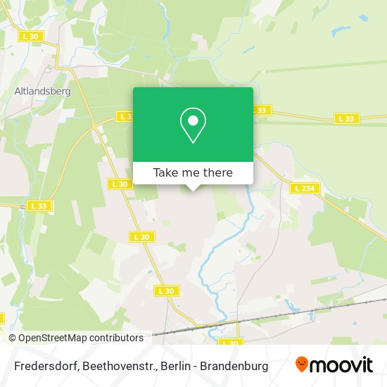 Fredersdorf, Beethovenstr. map