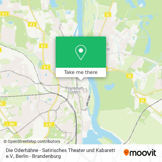 Die Oderhähne - Satirisches Theater und Kabarett e.V. map