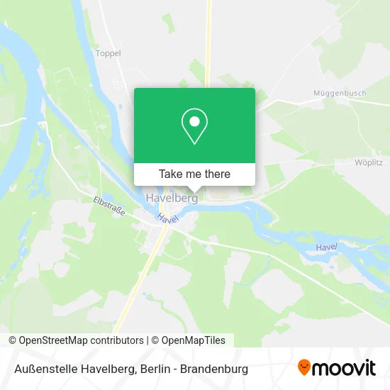 Карта Außenstelle Havelberg