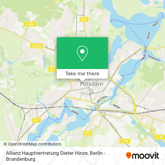Allianz Hauptvertretung Dieter Hinze map