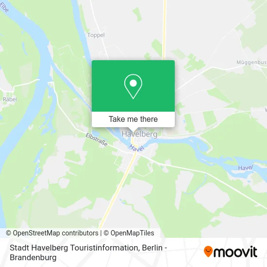 Карта Stadt Havelberg Touristinformation