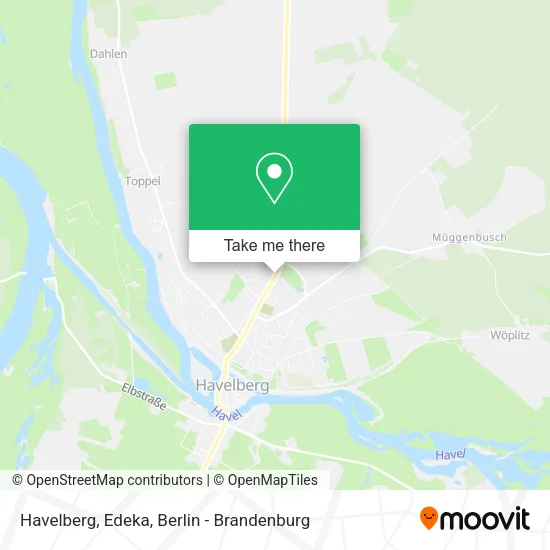 Карта Havelberg, Edeka
