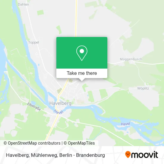 Карта Havelberg, Mühlenweg