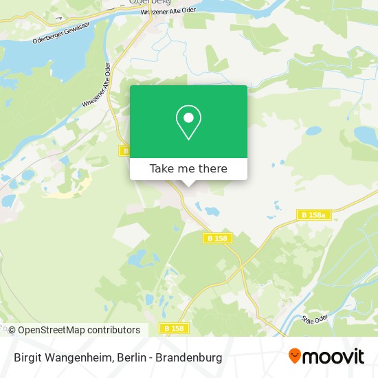 Birgit Wangenheim map